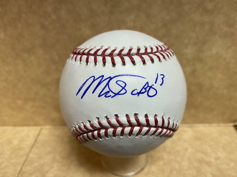 MARK SOBOLEWSKI MIAMI HURRICANES SIGNED AUTOGRAPHED M.L. BASEBALL W/ COA