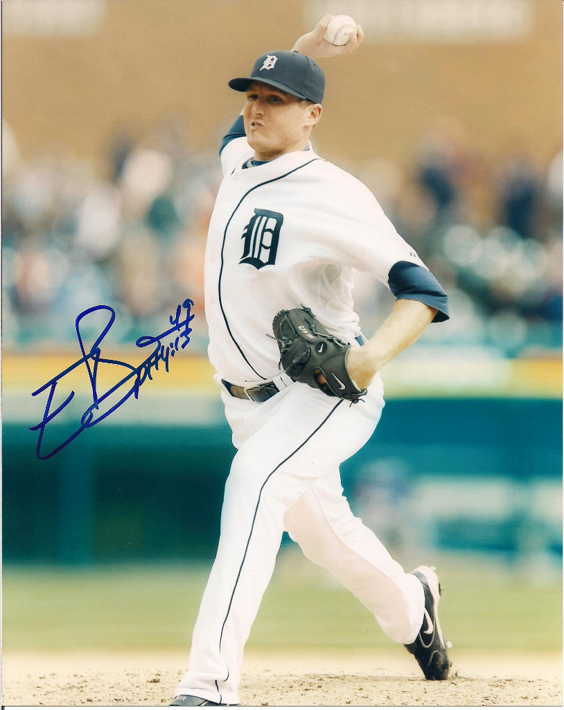 EDDIE BONINE DETROIT TIGERS SIGNED 8X10 PHOTO W/COA