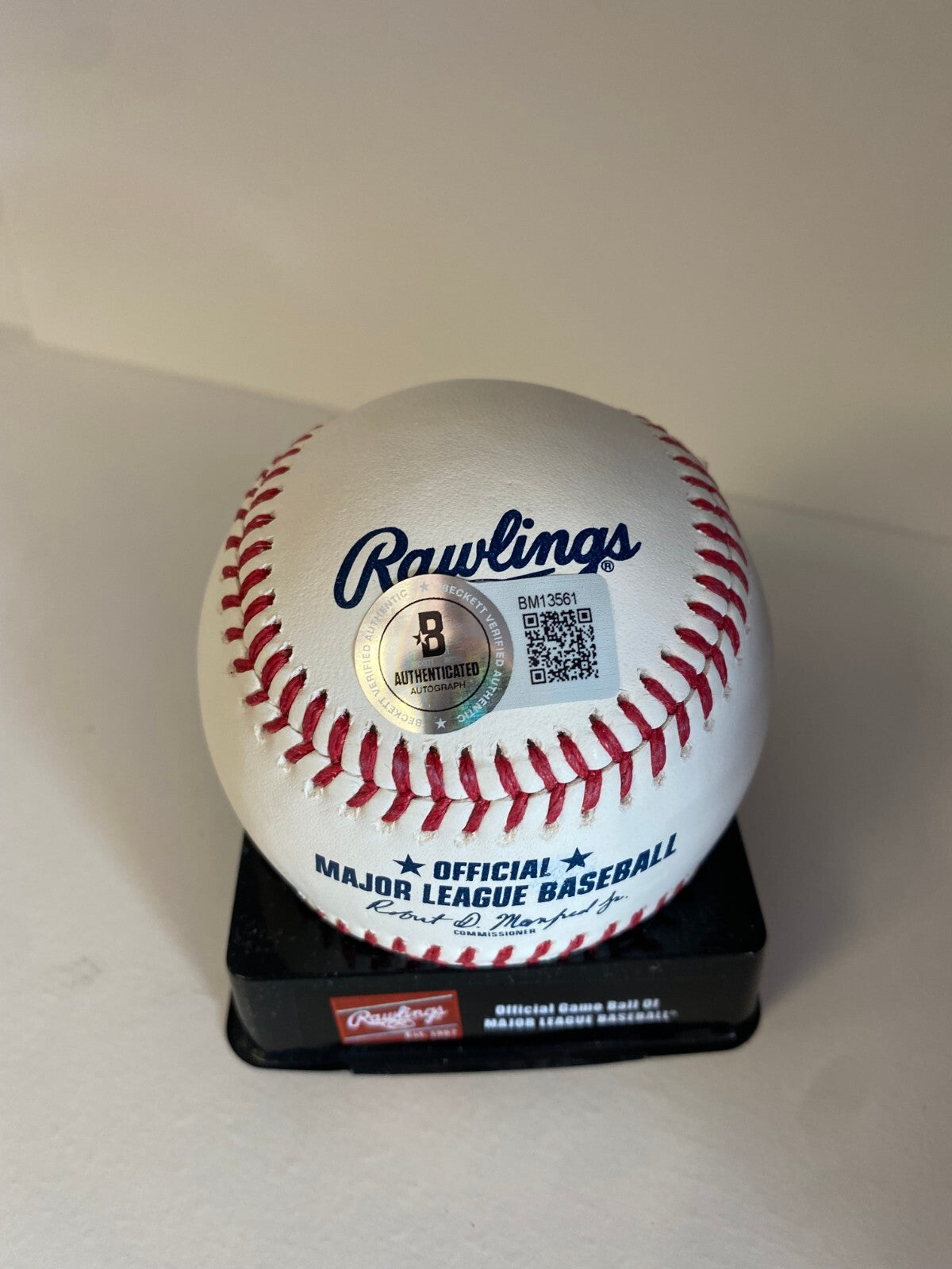 CAVAN BIGGIO TORONTO BLUE JAYS SIGNED AUTOGRAPHED M.L BASEBALL BECKETT AUTH *