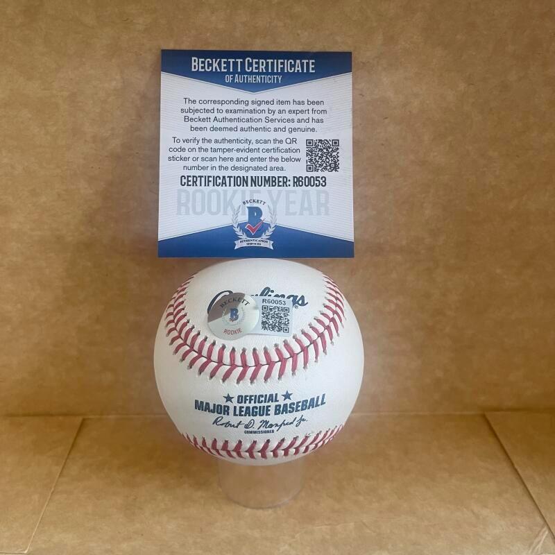 ALEXANDER MOJICA PIRATES ROOKIE YEAR SIGNED AUTO M.L. BASEBALL BAS R60053