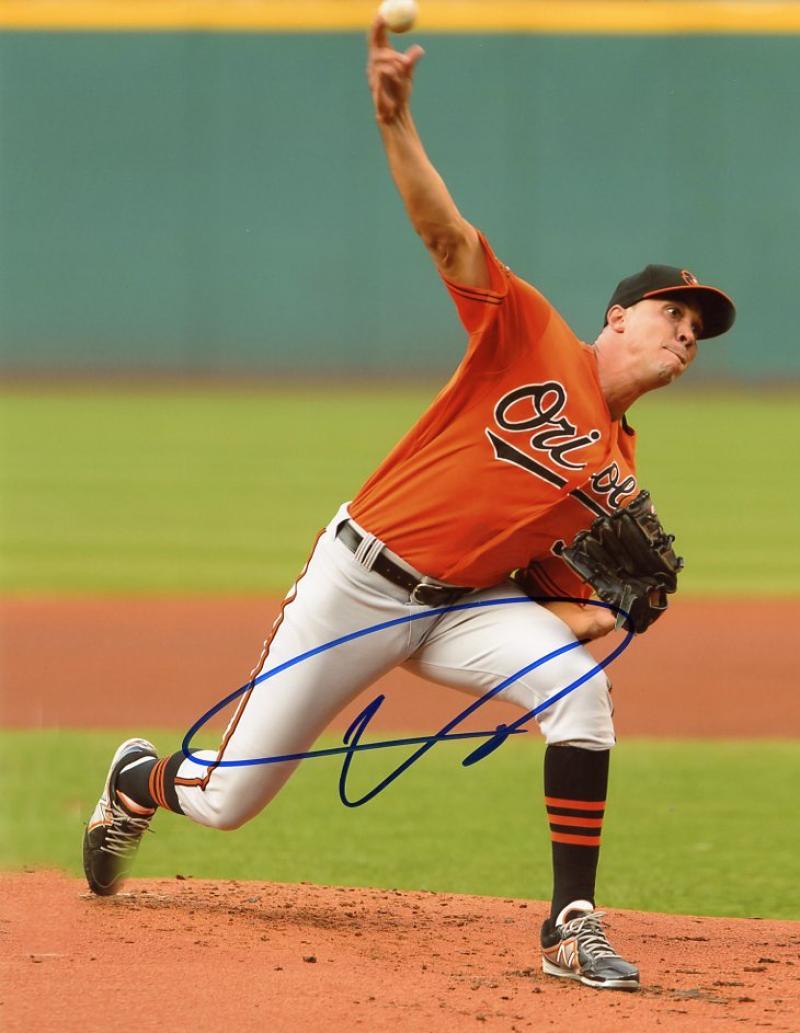 UBALDO JIMENEZ  BALTIMORE ORIOLES SIGNED AUTOGRAPHED 8X10 W/COA