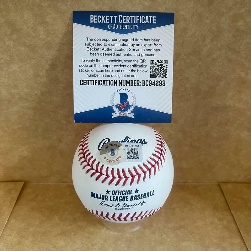KEN HILL 94 ALL STAR SIGNED AUTOGRAPHED M.L. BASEBALL BAS BC94293