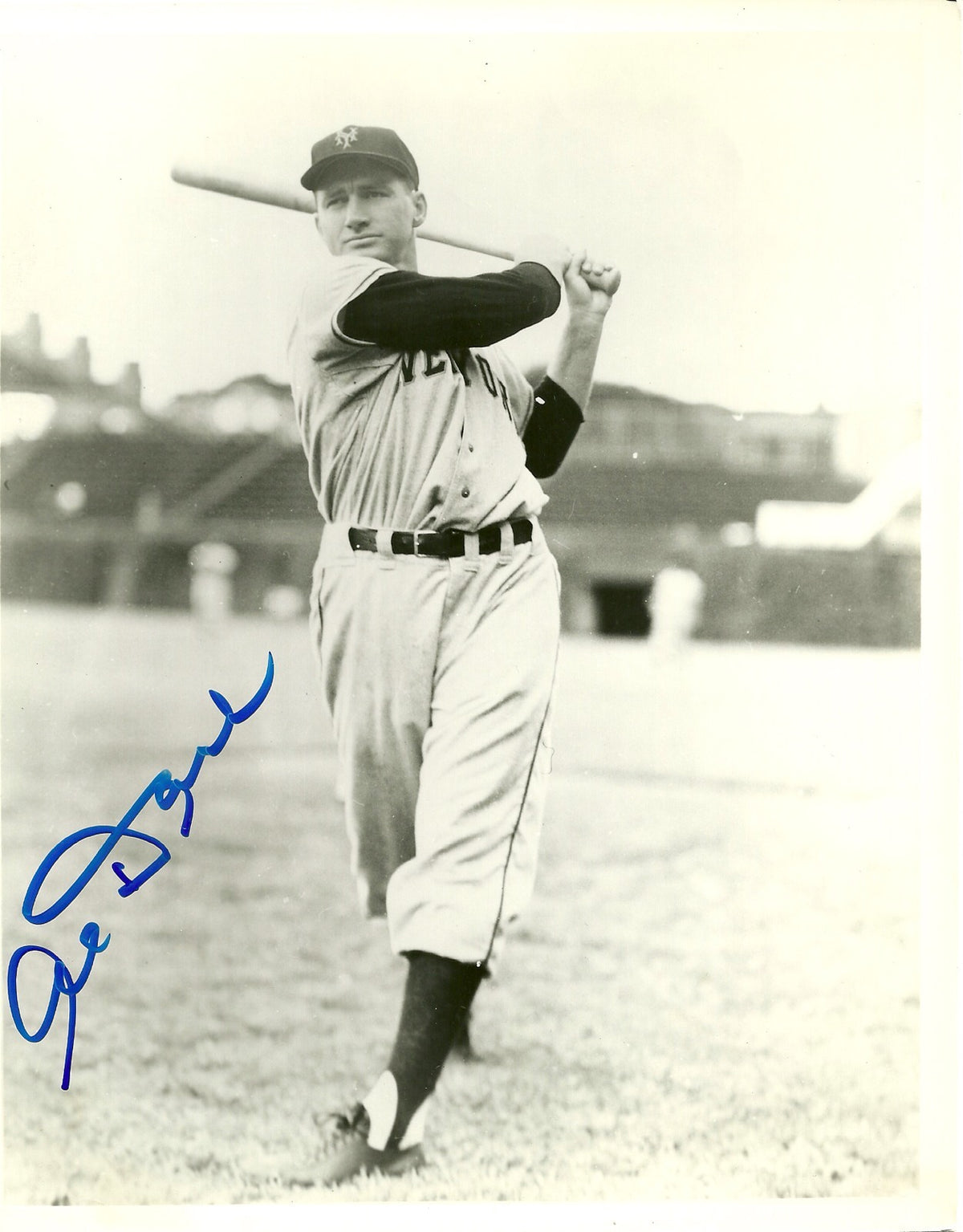 AL DARK NEW YORK GIANTS SIGNED AUTOGRAPHED 8x10 PHOTO W/COA BLACK AND WHITE