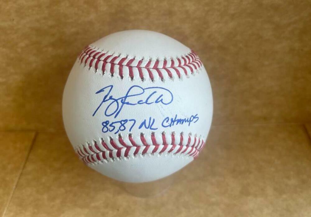 TERRY PENDLETON CARDINALS 85,87 NL CHAMPS SIGNED AUTOGRAPHED JSA VV20849