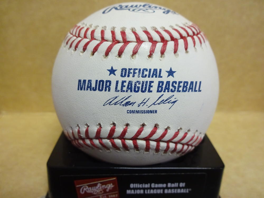CHASE HEADLEY NEW YORK YANKEES SIGNED M.L. BASEBALL W/COA