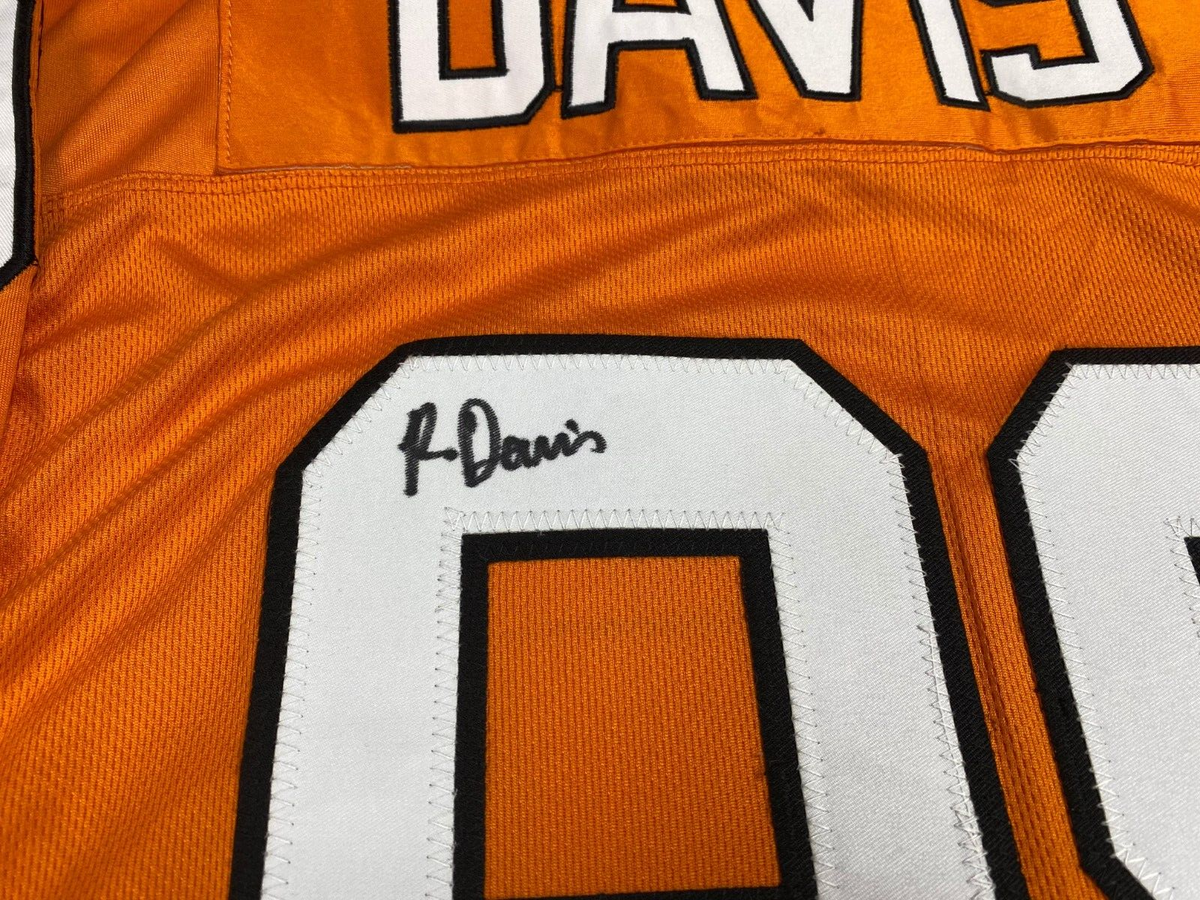 RAEKWON DAVIS #98 MIAMI DOLPHINS SIGNED AUTOGRAPH ORANGE CUSTOM JERSEY SZ XL JSA