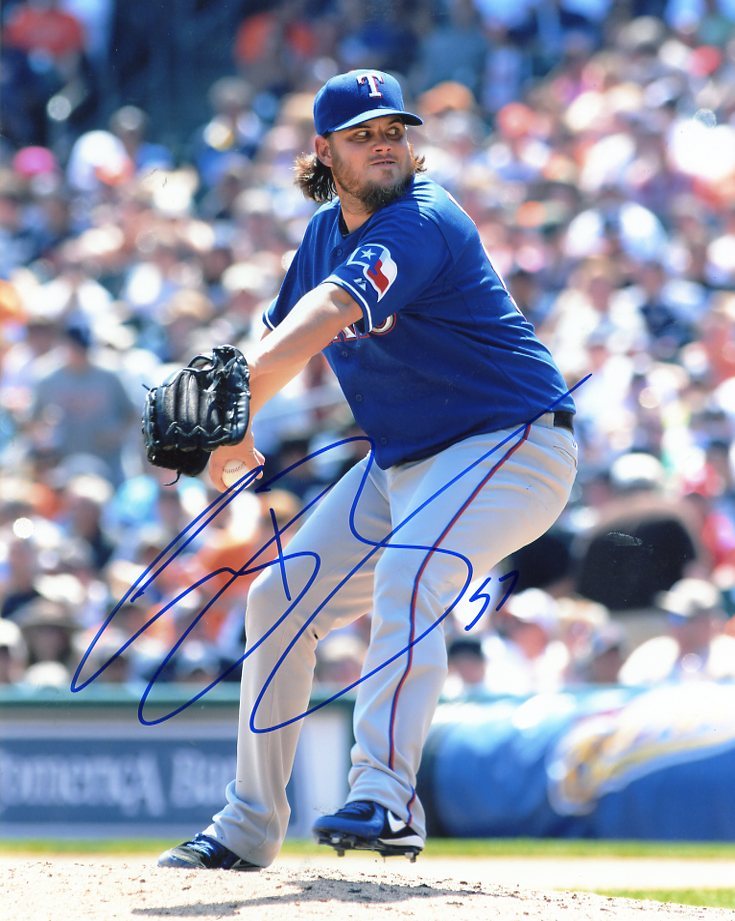 CORY  BURNS   TEXAS  RANGERS  ACTION    SIGNED AUTOGRAPHED 8X10  PHOTO
