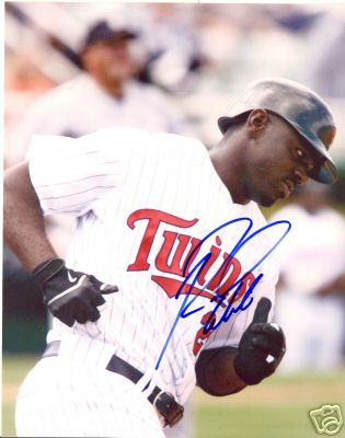 RONDELL  WHITE   MINNESOTA  TWINS  SIGNED 8X10