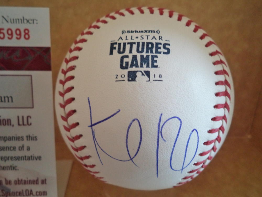 KEIBERT RUIZ LOS ANGELES DODGERS SIGNED 2016 FUTURES GAME BASEBALL JSA WPP45998