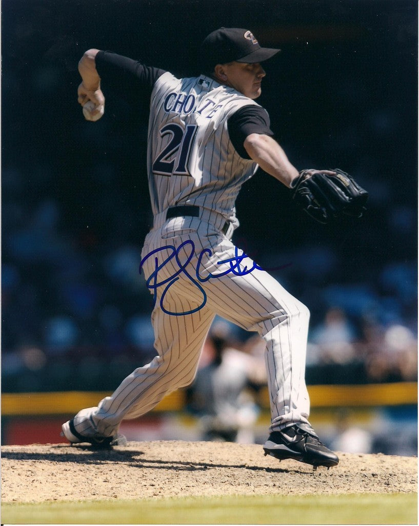 RANDY CHOATE ARIZONA DIAMONDBACKS SIGNED 8X10 PHOTO W/COA