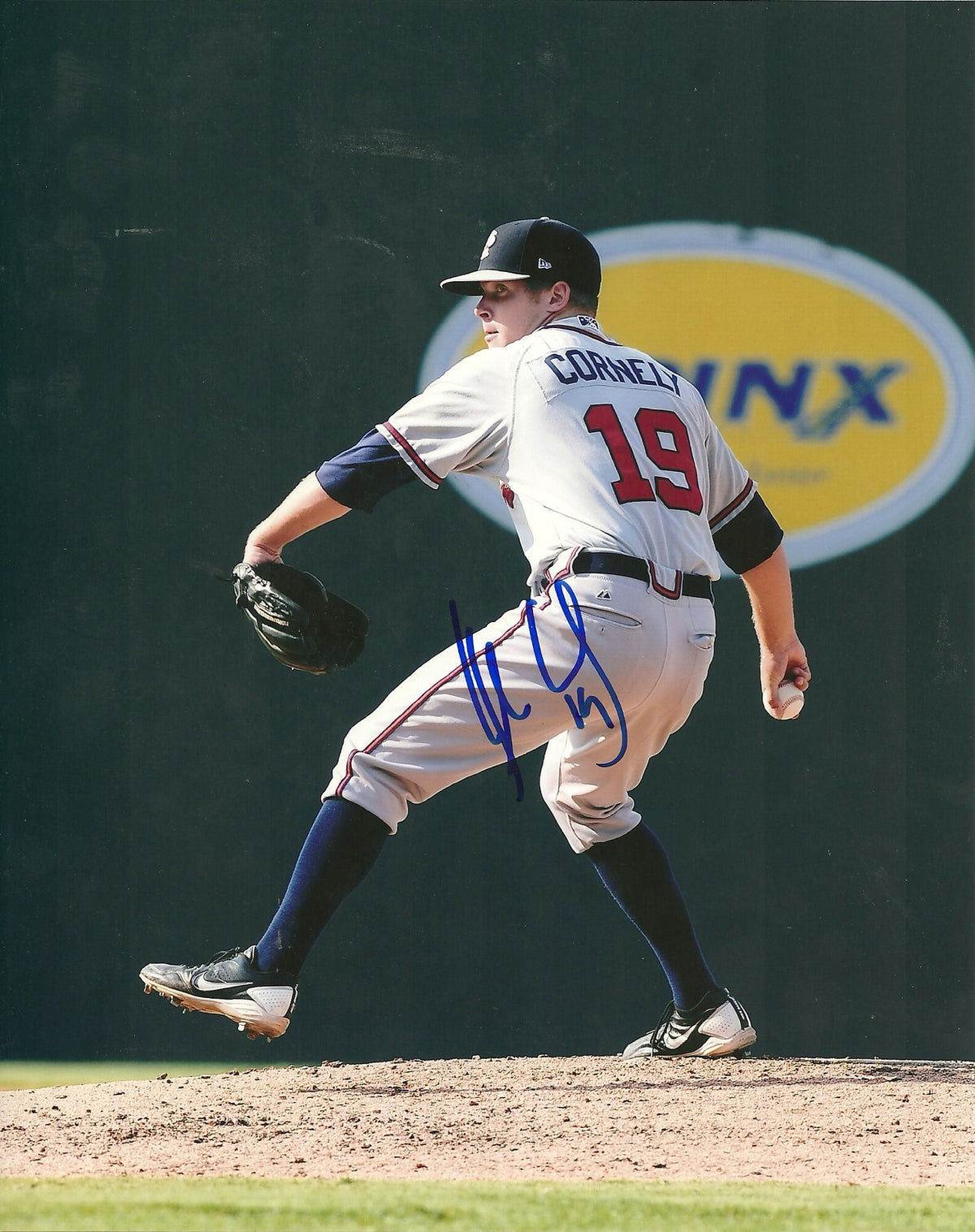 JOHN CORNELY ATLANTA BRAVES SIGNED AUTOGRAPHED 8x10 PHOTO W/COA #19