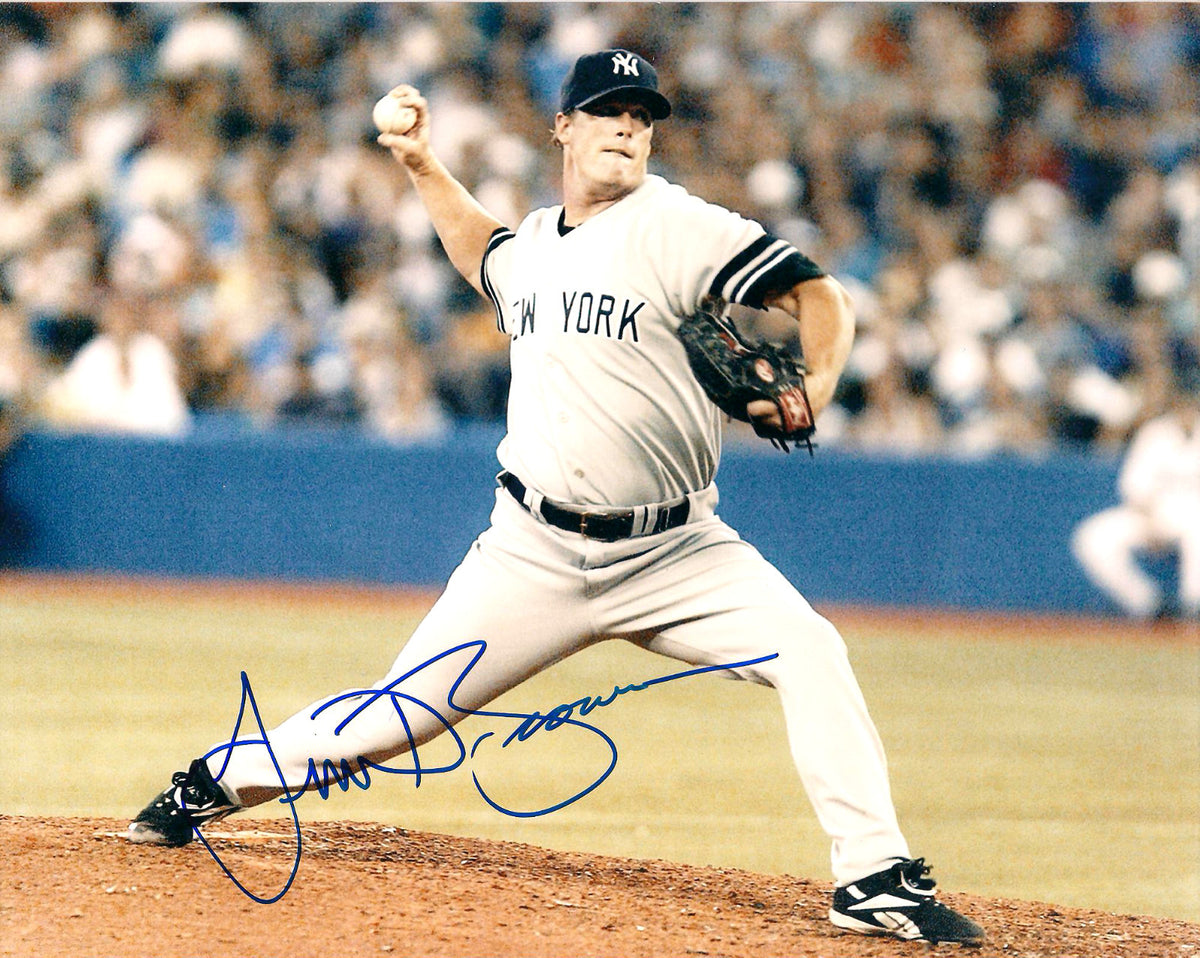 JIM BROWER NEW YORK YANKEES SIGNED AUTOGRAPHED 8X10 PHOTO W/COA