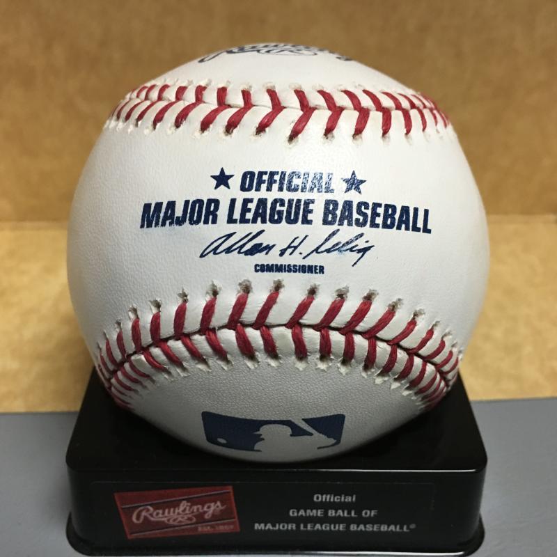 MAT GAMEL MILWAUKEE BREWERS M.L. SIGNED BASEBALL W/COA
