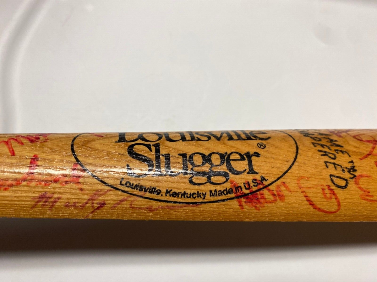 MLB GREATS MULTI SIGNED AUTOGRAPH LV SLUGGER MEMORIAL CLASSICS SPLIT BAT COA !!