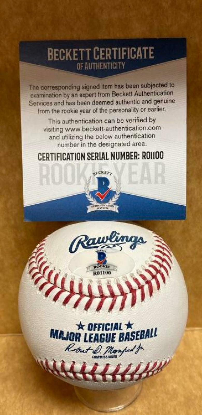 JOSE GOMEZ PHILADELPHIA PHILLIES ROOKIE YEAR SIGNED M.L. BASEBALL BECKETT R01100