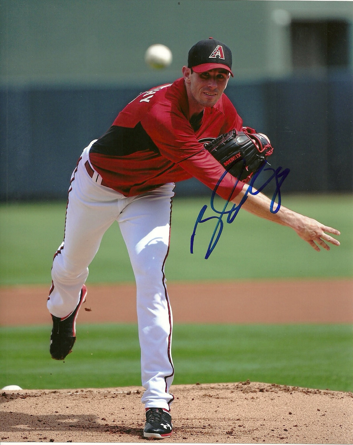 BRANDON MCCARTHY ARIZONA DIAMONDBACKS SIGNED AUTOGRAPHED 8x10 PHOTO W/COA