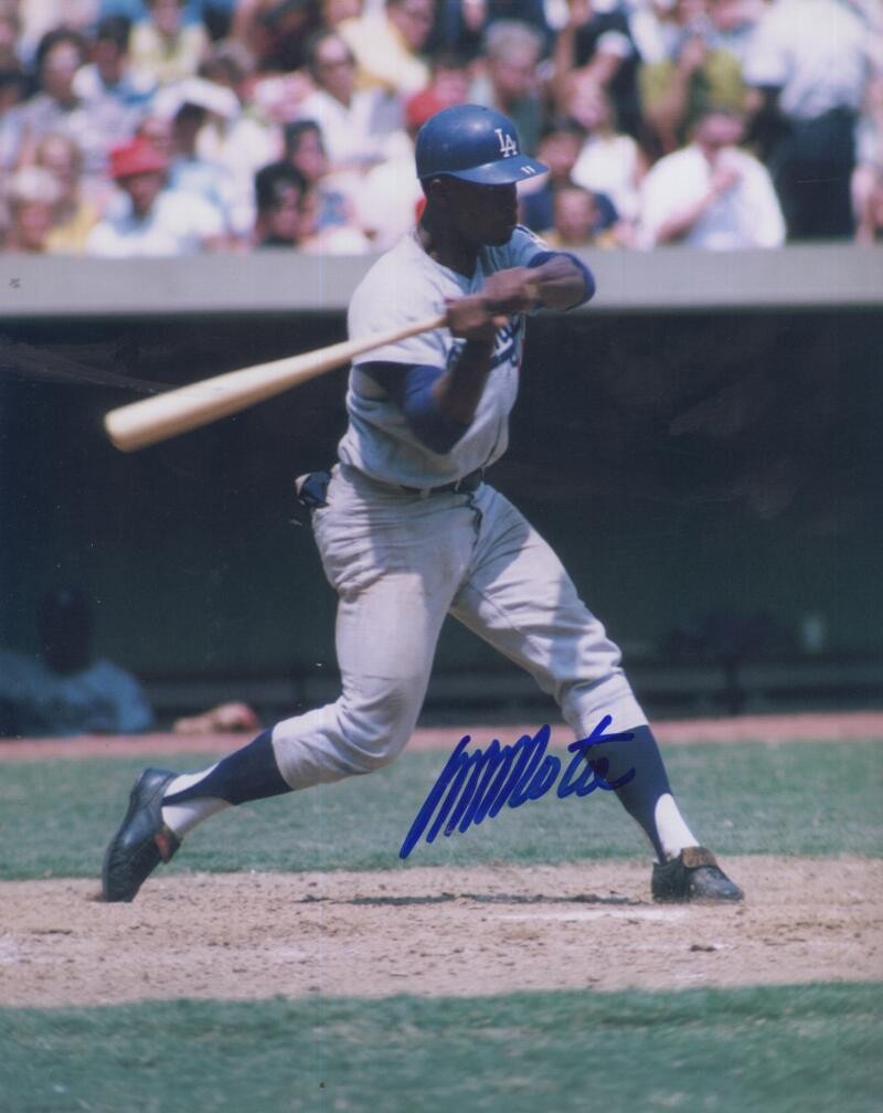 MANNY MOTA DODGERS SIGNED AUTOGRAPHED 8X10 PHOTO W/ COA