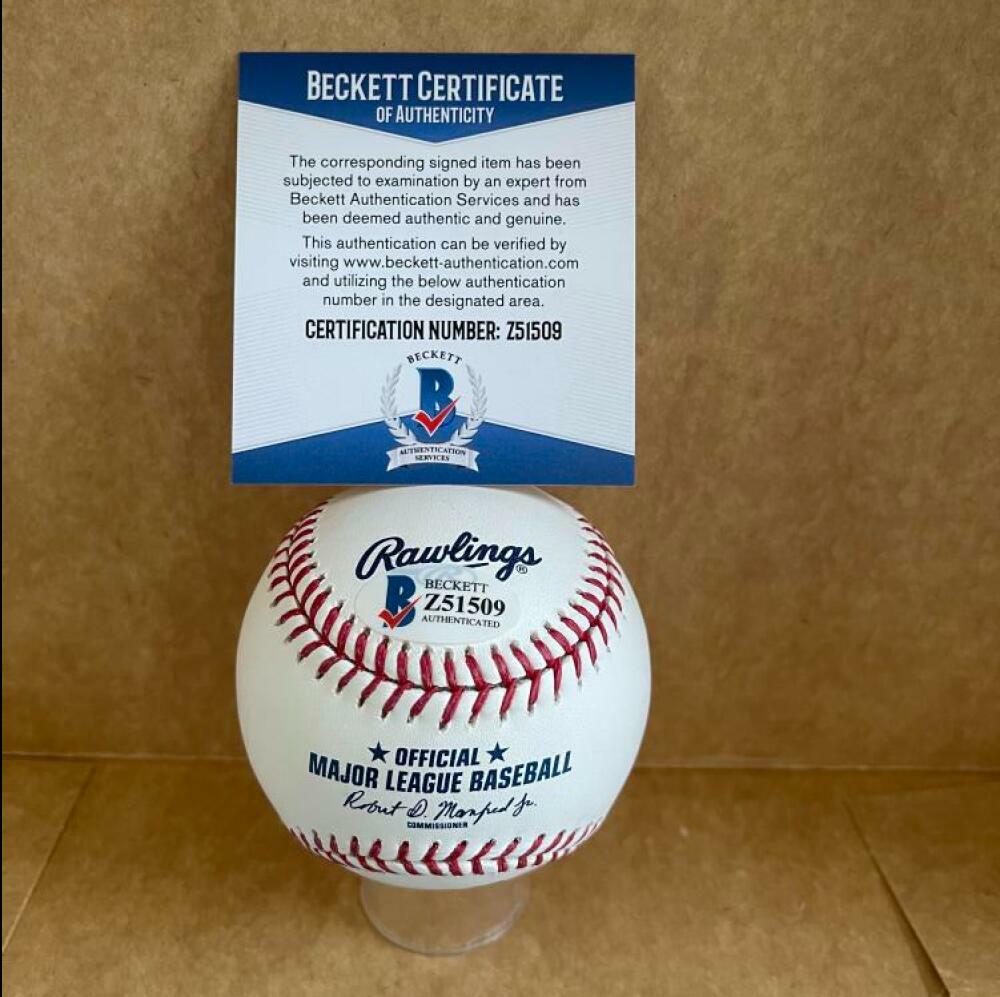 ADAM STERN BOSTON RED SOX SIGNED AUTO M.L. BASEBALL BECKETT Z51509