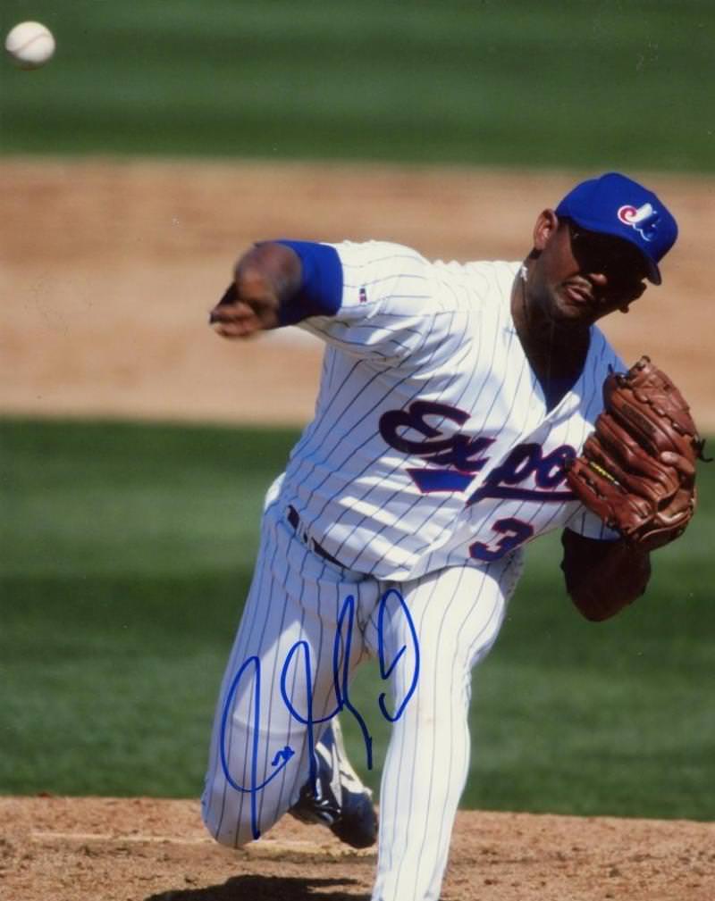 JOSE BAUTISTA MONTREAL EXPOS SIGNED AUTOGRAPHED 8X10 PHOTO  W/ COA 