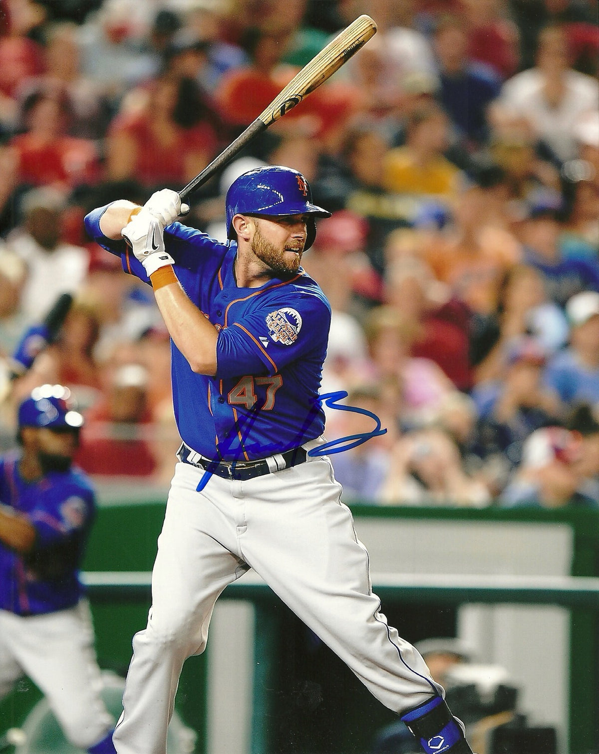 ANDREW BROWN NEW YORK METS SIGNED AUTOGRAPHED 8x10 PHOTO W/COA