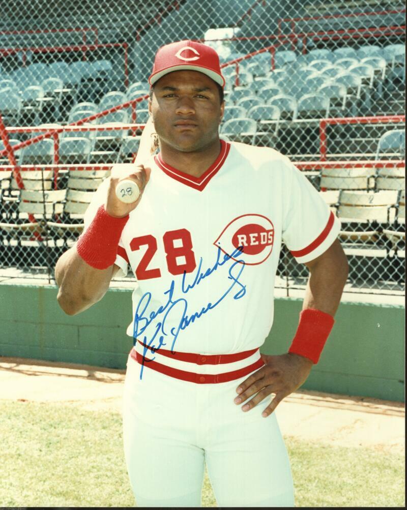 KAL DANIELS CINCINNATI REDS SIGNED AUTOGRAPHED 8X10 PHOTO W/ COA
