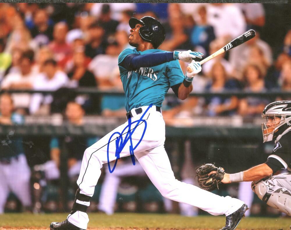 AUSTIN JACKSON SEATTLE MARINERS  SIGNED 8X10 PHOTO W/ COA