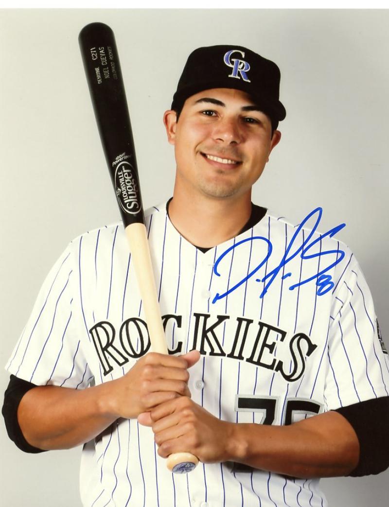 NOEL CUEVAS COLORADO ROCKIES SIGNED AUTOGRAPHED 8X10 PHOTO W/COA 