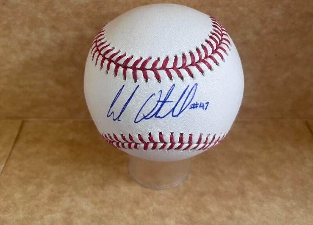 CAL QUANTRILL ROCKIES SIGNED AUTOGRAPHED M.L BASEBALL BECKETT AUTH