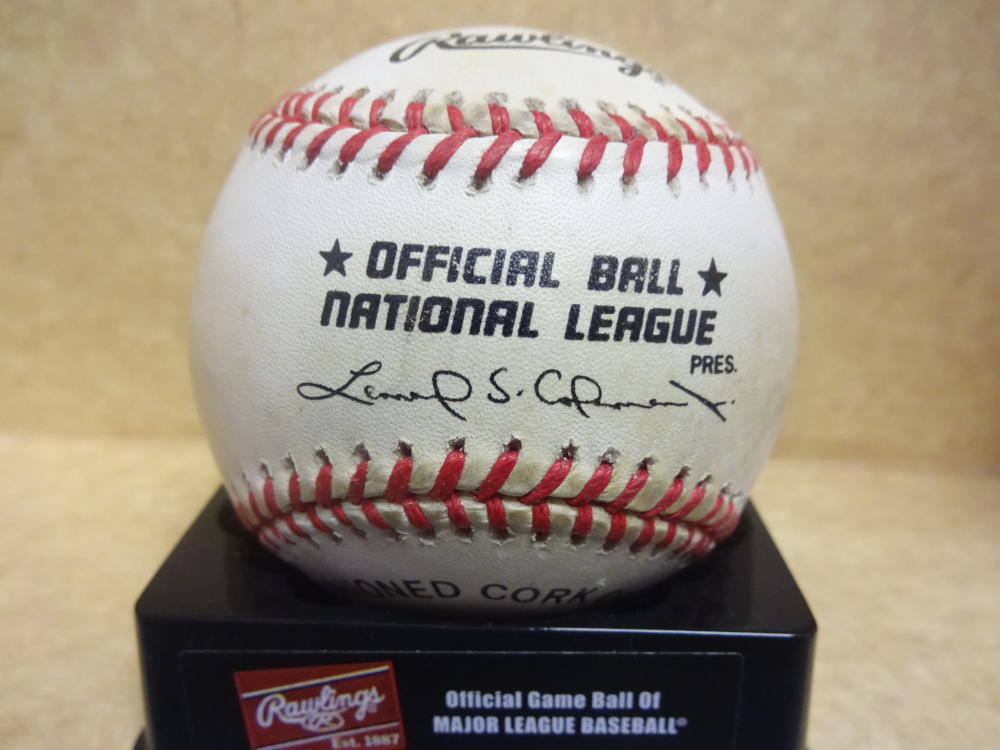 JOE FONTENOT SAN FRANCISCO GIANTS SIGNED N.L. BASEBALL W/COA