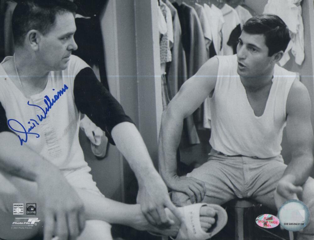 DICK WILLIAMS  RED SOX SIGNED AUTOGRAPHED 8X10 PHOTO W/ COA