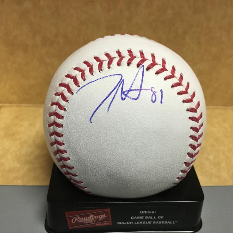 JORDAN GUERRERO CHICAGO WHITE SOX M.L. SIGNED BASEBALL W/COA