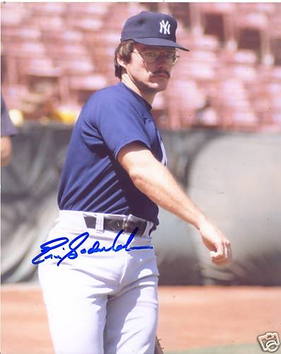 ERIC SODERHOLM NEW YORK YANKEES SIGNED 8X10 PHOTO W/COA