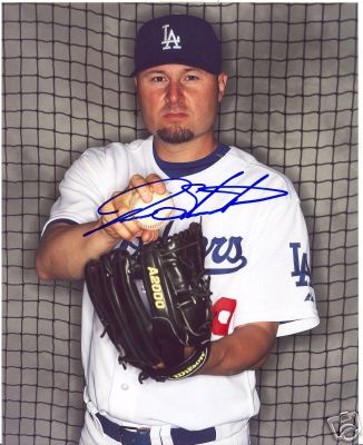 JASON SCHMIDT LOS ANGELES DODGERS SIGNED 8X10 PHOTO COA