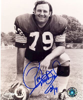 RON MCDOLE (B/W) WASHINGTON REDSKINS SIGNED 8X10 PHOTO