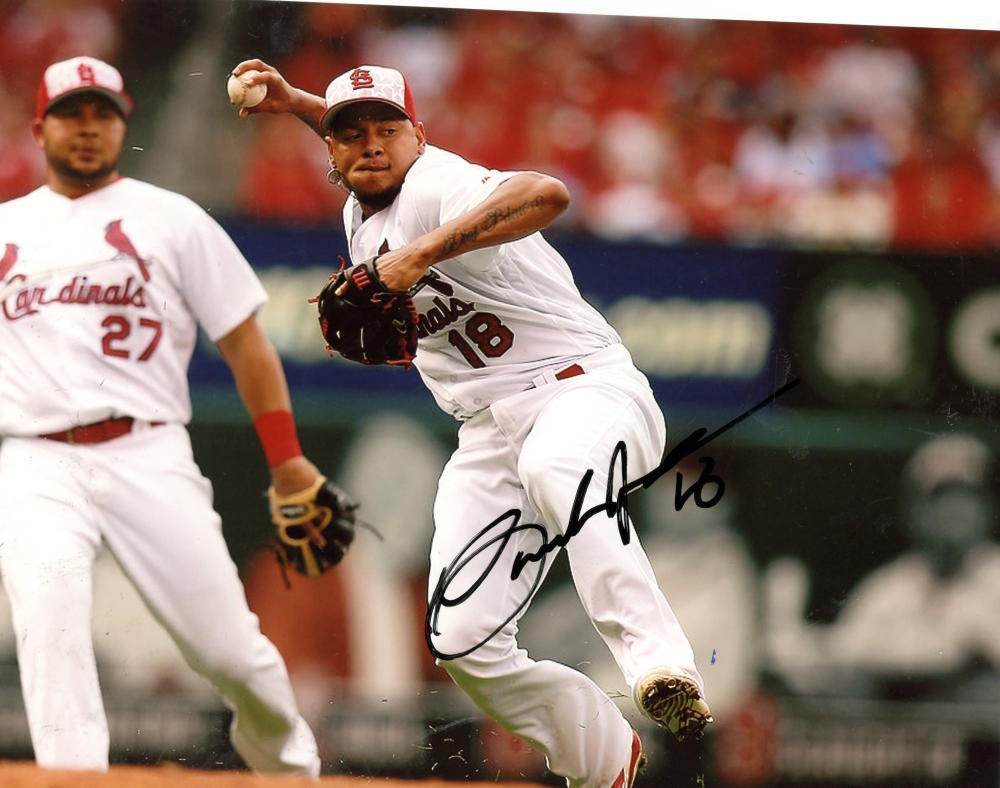 CARLOS MARTINEZ ST. LOUIS CARDINALS TO FIRST SIGNED 8X10 PHOTO W/COA 