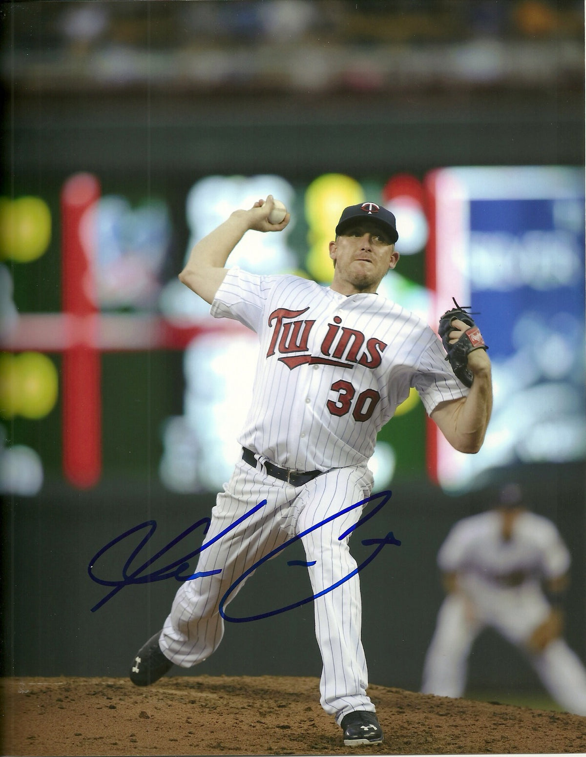KEVIN CORREIA MINNESOTA TWINS SIGNED AUTOGRAPHED 8x10 PHOTO W/COA