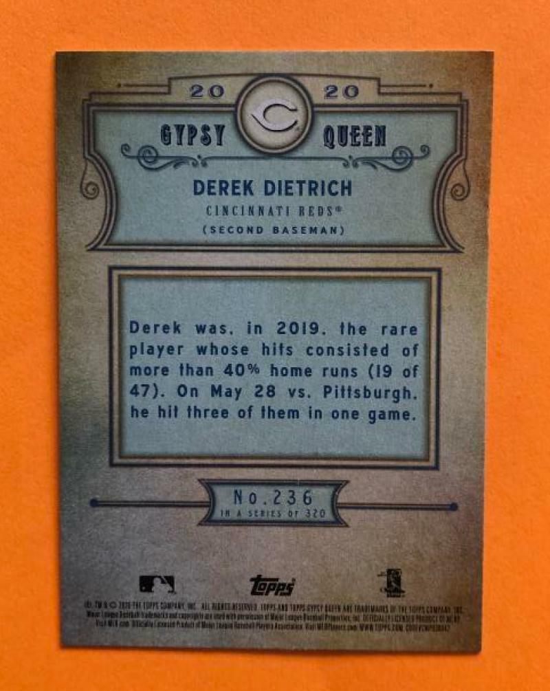 2020 GYPSY DEREK DIETRICH NO NAME PLATE REDS