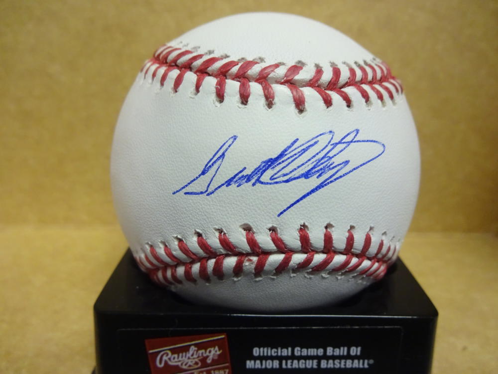 GARRETT WHITLEY TAMPA BAY RAYS SIGNED M.L. BASEBALL W/COA