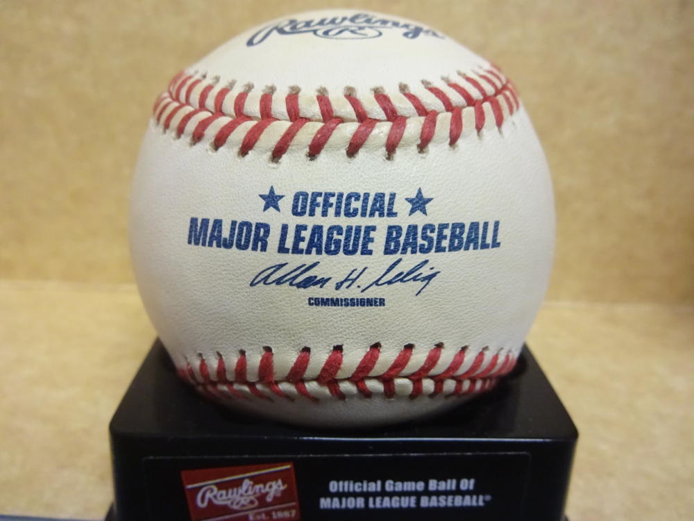 ERIC CAMMACK 2000 NEW YORK METS SIGNED M.L. BASEBALL W/COA