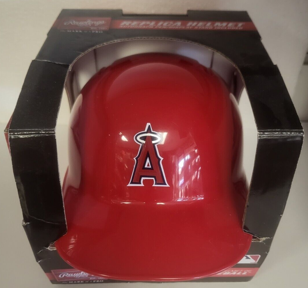 ANAHEIM ANGELS MLB TEAM LOGO RAWLINGS UNSIGNED MINI HELMET W/BOX