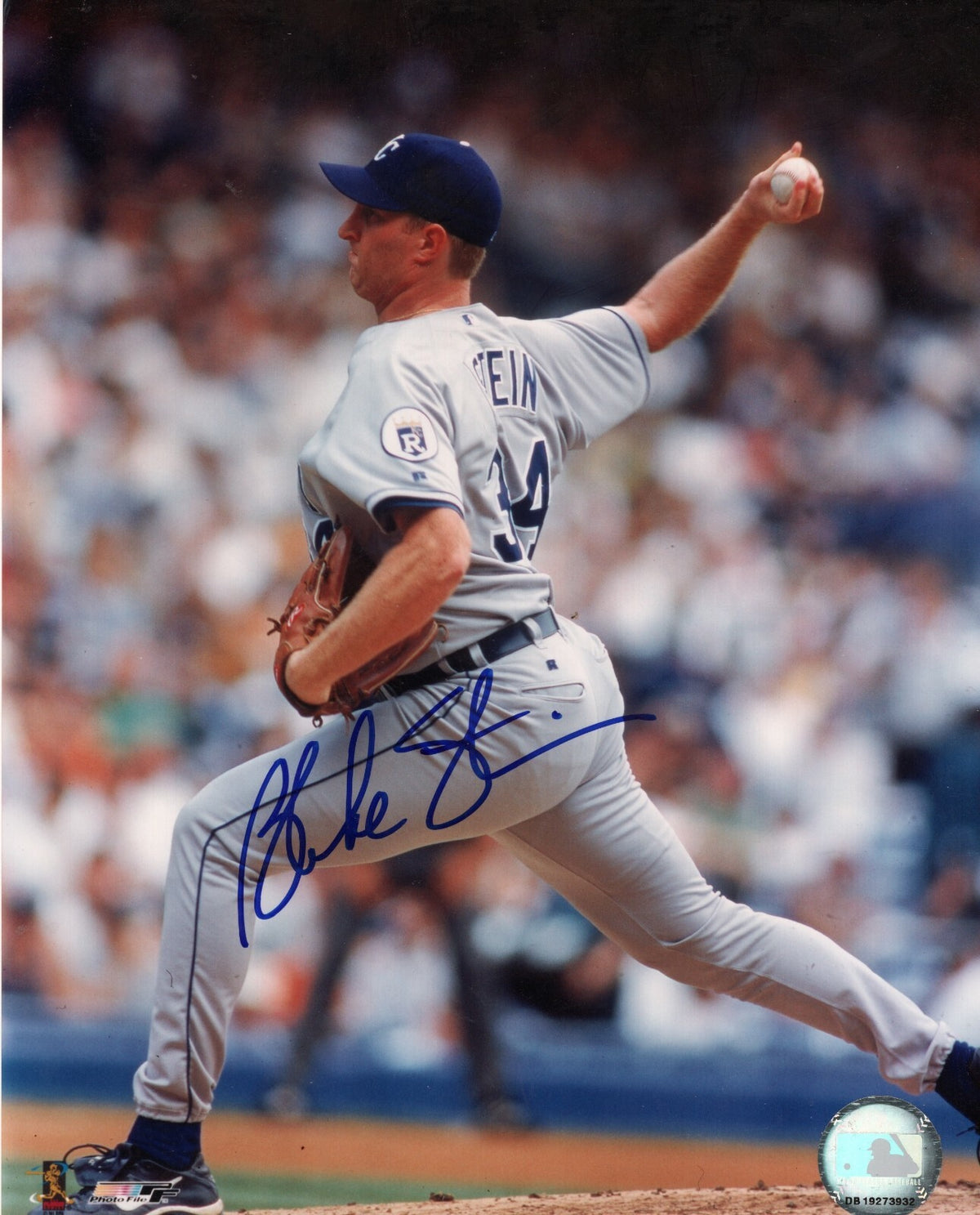 BLAKE STEIN KANSAS CITY ROYALS SIGNED 8X10 PHOTO W/COA