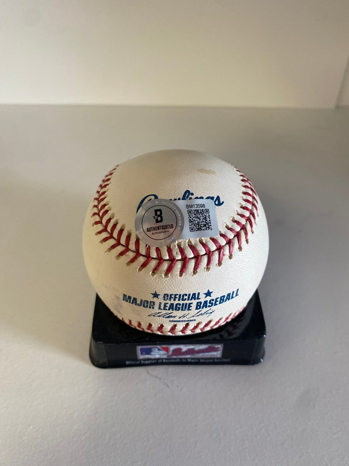 SEAN CASEY YANKEES/REDS SIGNED AUTOGRAPHED M.L. BASEBALL BECKETT