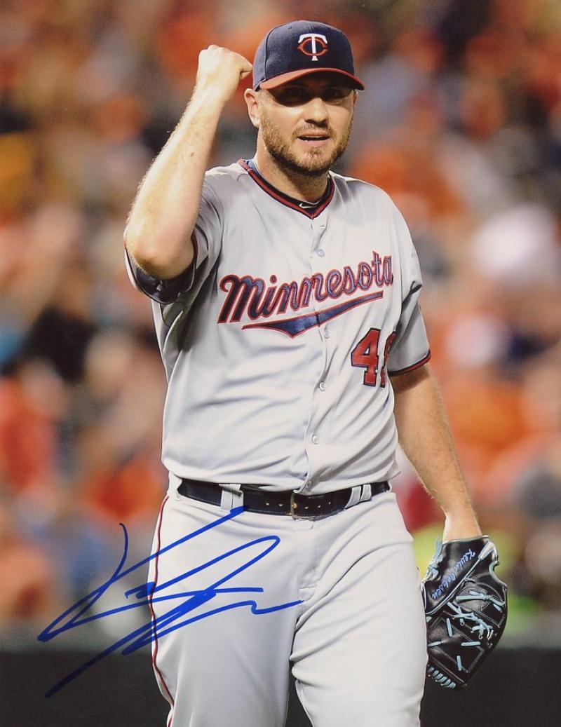 KEVIN JEPSEN MINNESOTA TWINS SIGNED 8X10 W/COA 
