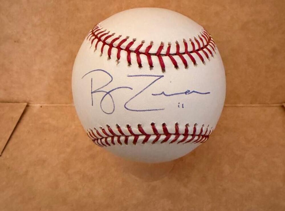 RYAN ZIMMERMAN NATIONALS SIGNED AUTO M.L. BASEBALL BECKETT AUTH