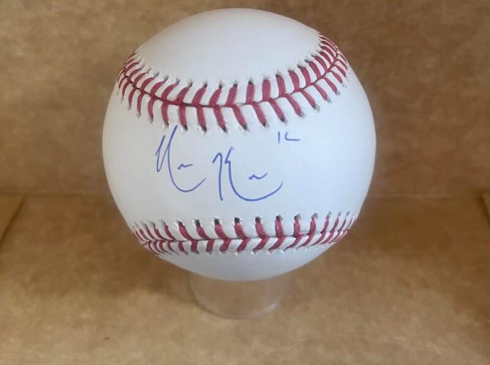 NIKO KAVADAS RED SOX SIGNED AUTOGRAPHED M.L. BASEBALL BECKETT AUTH