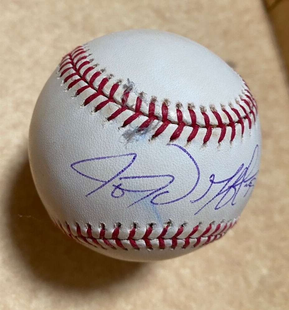 JOHN-FORD GRIFFIN BLUE JAYS/YANKEES SIGNED AUTOGRAPHED M.L. BASEBALL W/COA *