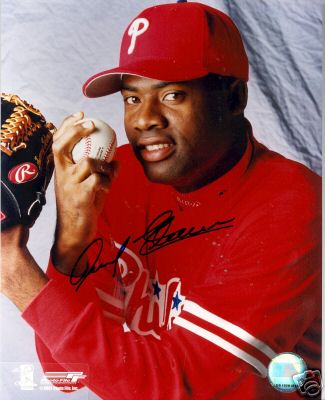 AMAURY TELEMACO PHILADELPHIA PHILLIES SIGNED 8X10 PHOTO