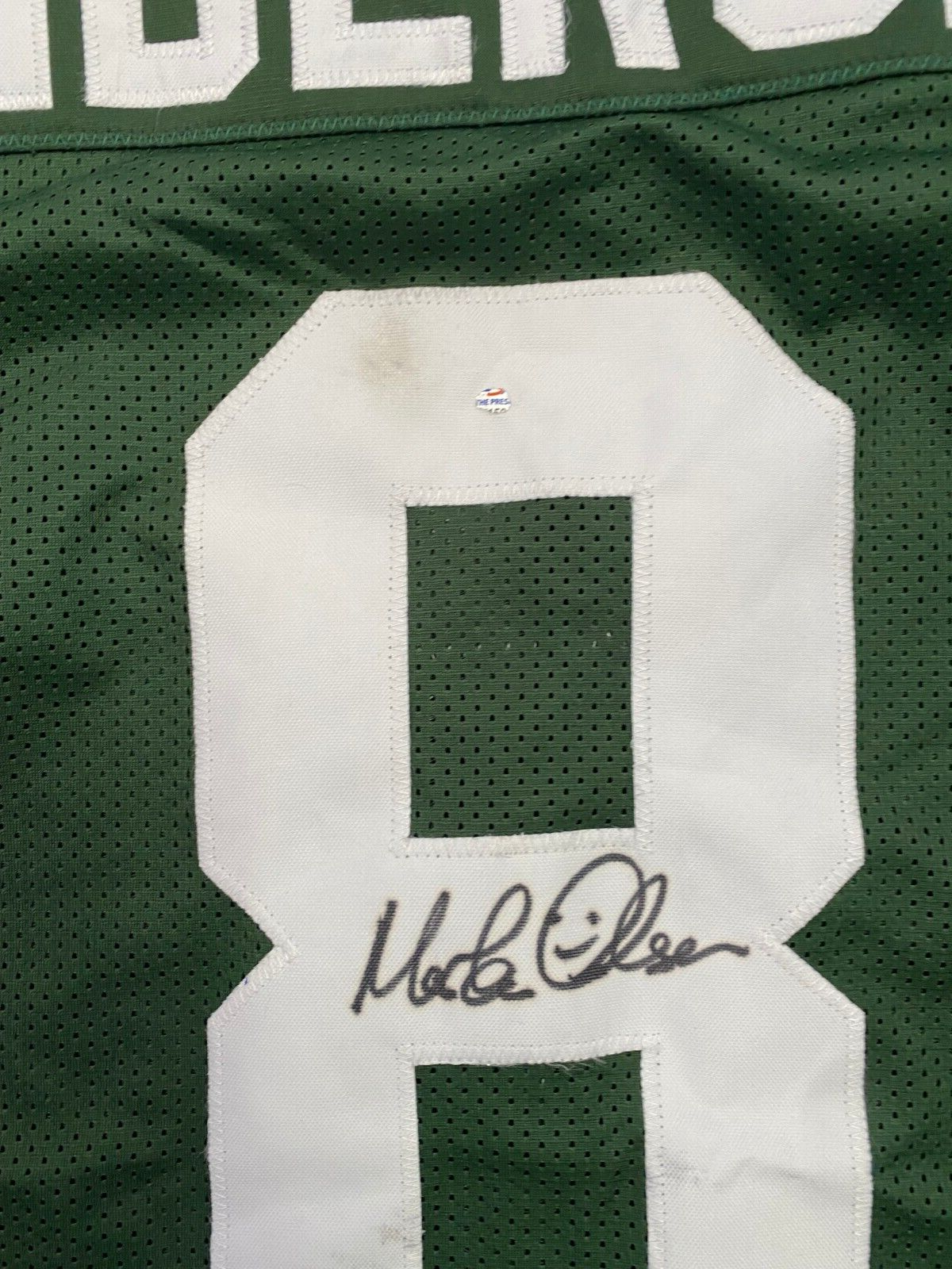 MORTEN ANDERSEN #8 1981 ALL AMERICAN MICHIGAN STATE SIGNED CUSTOM JERSEY XL PSA
