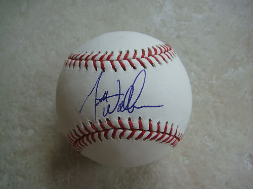 MATT WALKER RAYS/DODGERS SIGNED OFFICIAL ML BALL W/COA