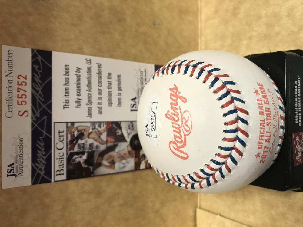 JOSH HARRISON  PITTSBURGH PIRATES SIGNED 2017 ALL-STAR BASEBALL JSA S55752